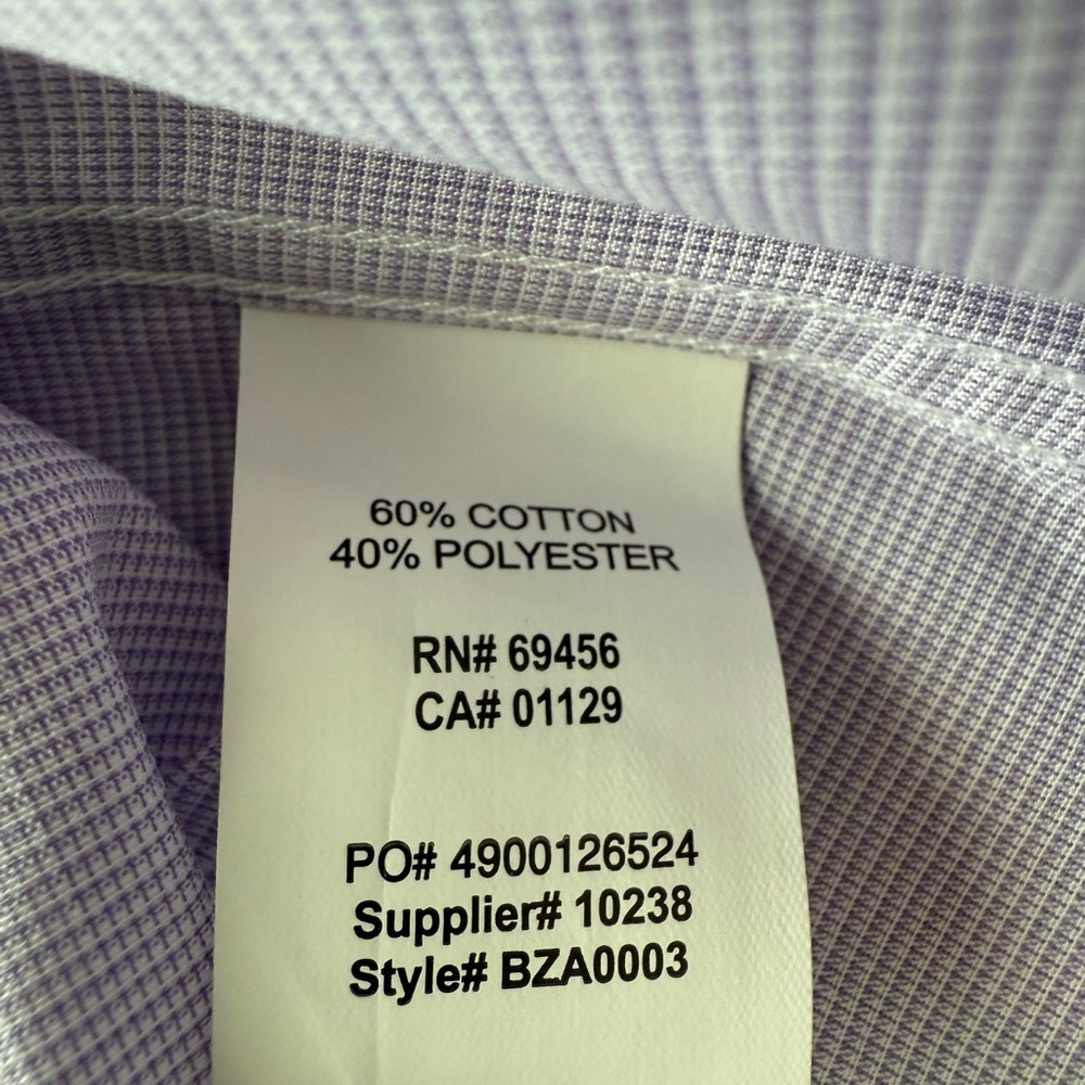 Ben Sherman Boys Purple Micro-Check Button-Down Shirt - Picture 10 of 11